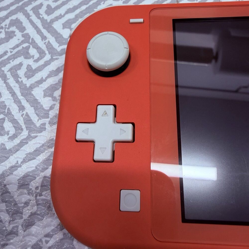 Nintendo Switch Lite Coral Pink 32GB Tested Working No Charger Read Description - Picture 12 of 14